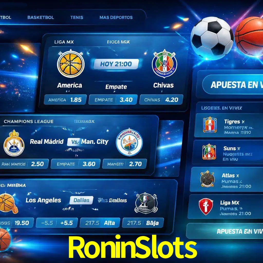 Mercados de apuestas deportivas RoninSlots para jugadores en México